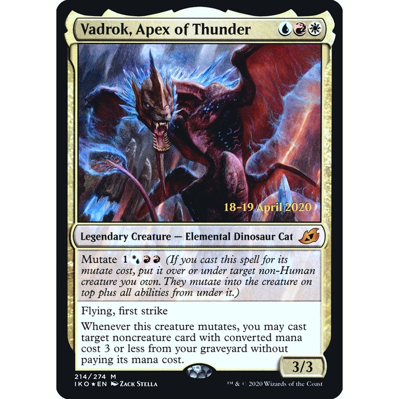 Vadrok, Apex of Thunder [Ikoria: Lair of Behemoths Prerelease Promos]