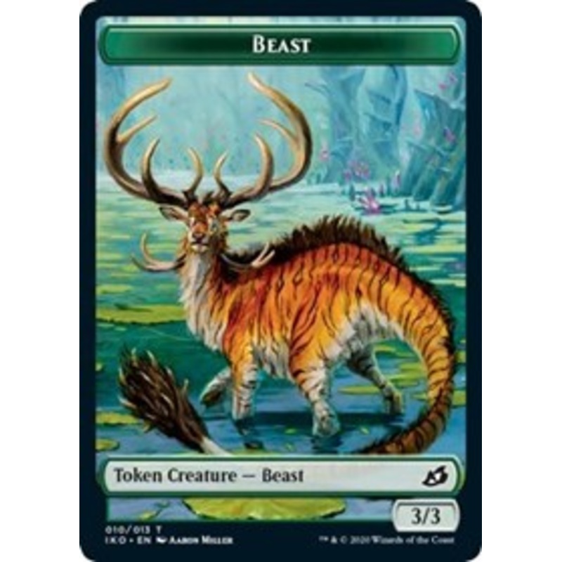 Beast (010) // Snake Double-Sided Token [Commander 2020 Tokens]