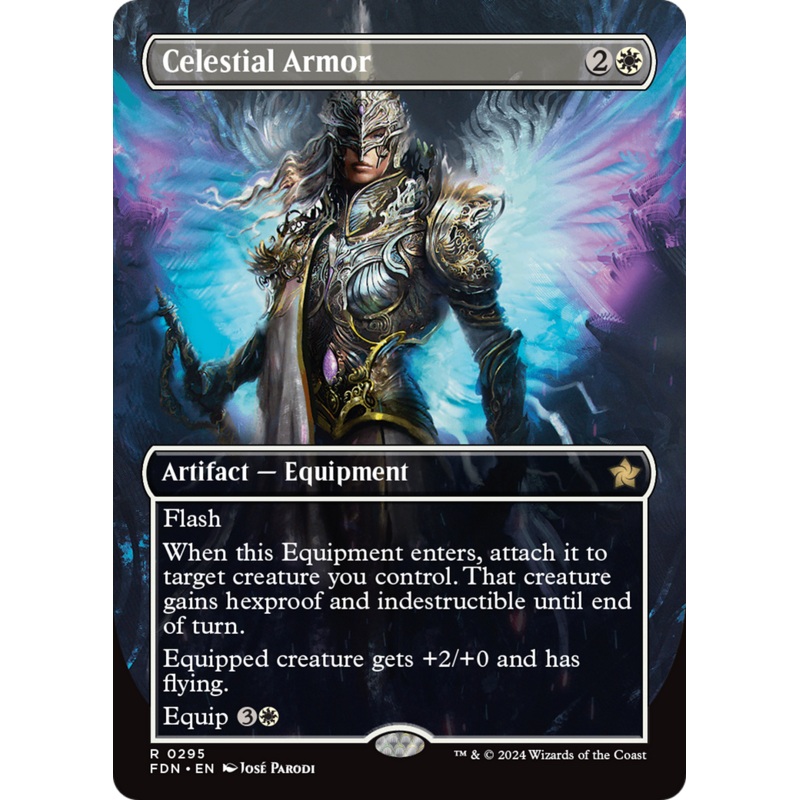 Celestial Armor (Borderless) [Foundations]