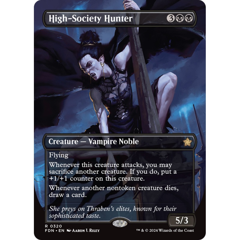 High-Society Hunter (Borderless) [Foundations]