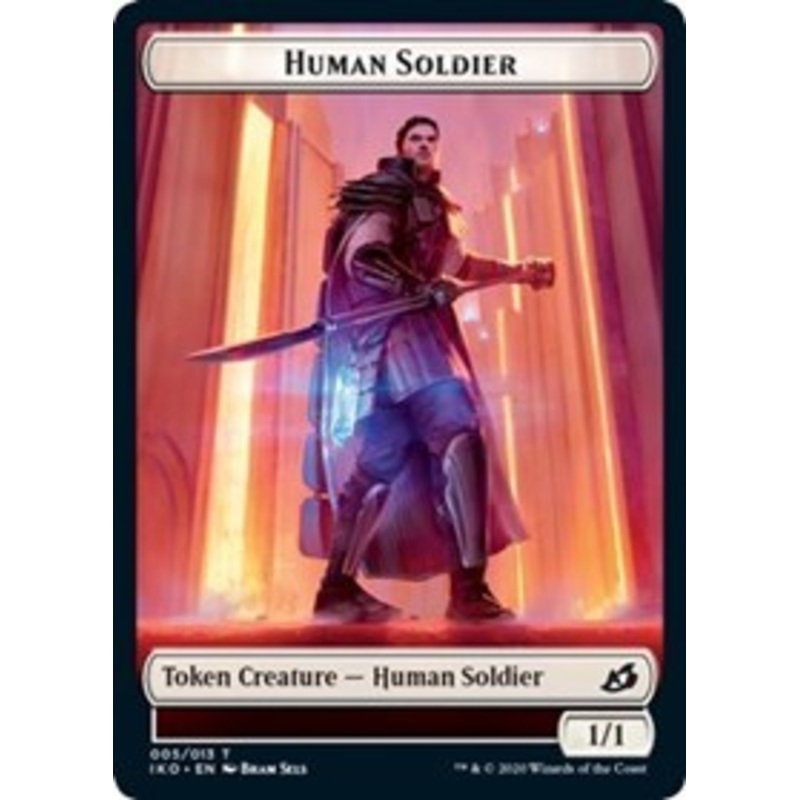 Human Soldier (005) // Zombie Double-Sided Token [Commander 2020 Tokens]