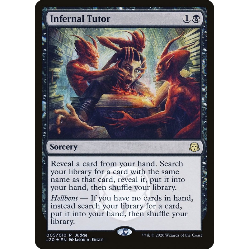 Infernal Tutor [Judge Gift Cards 2020]