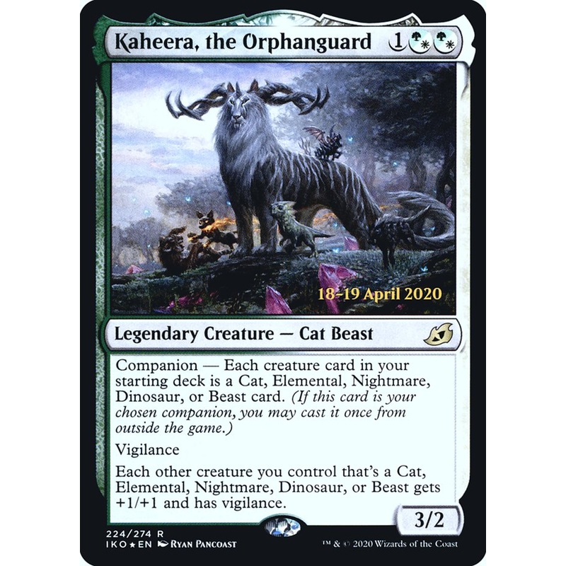 Kaheera, the Orphanguard [Ikoria: Lair of Behemoths Prerelease Promos]