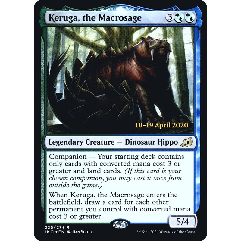 Keruga, the Macrosage [Ikoria: Lair of Behemoths Prerelease Promos]