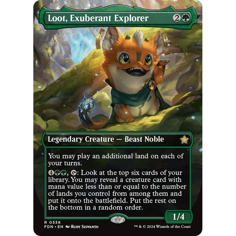 Loot, Exuberant Explorer (Borderless) [Foundations]