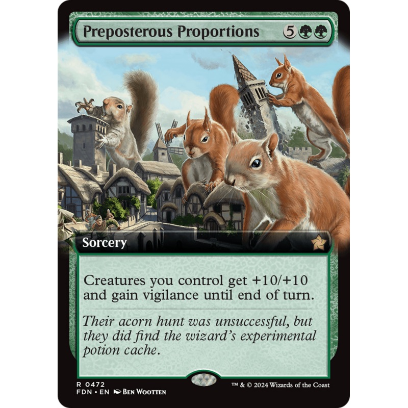 Preposterous Proportions (Extended Art) [Foundations]
