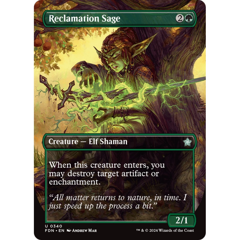Reclamation Sage (Borderless) [Foundations]