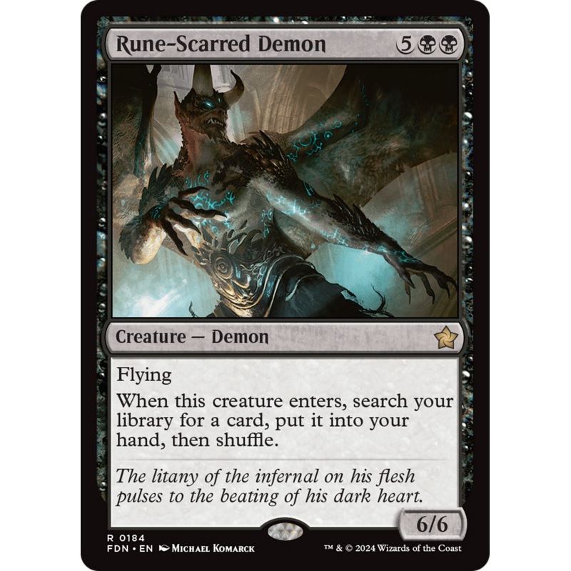 Rune-Scarred Demon [Foundations]