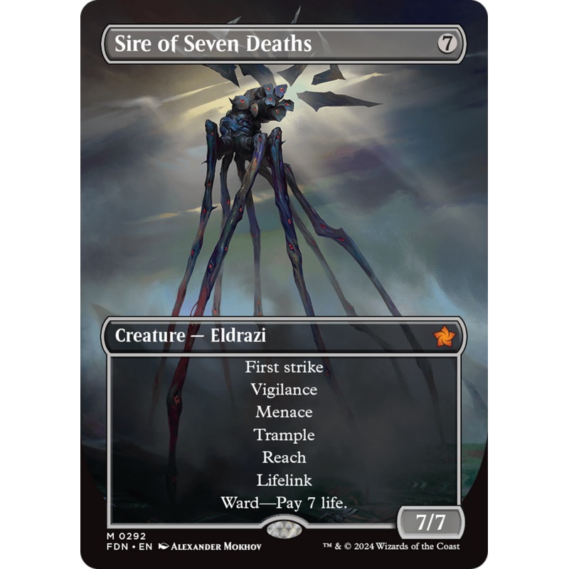 Sire of Seven Deaths (Borderless) [Foundations]