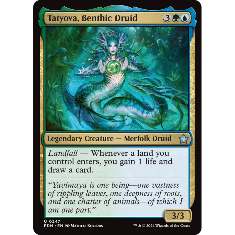 Tatyova, Benthic Druid [Foundations]
