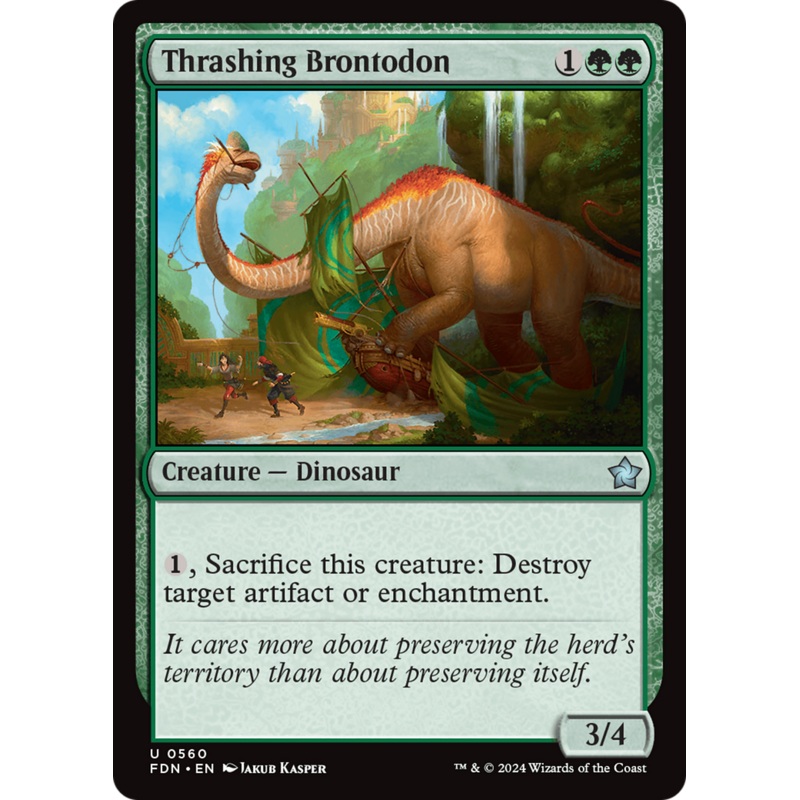 Thrashing Brontodon [Foundations]