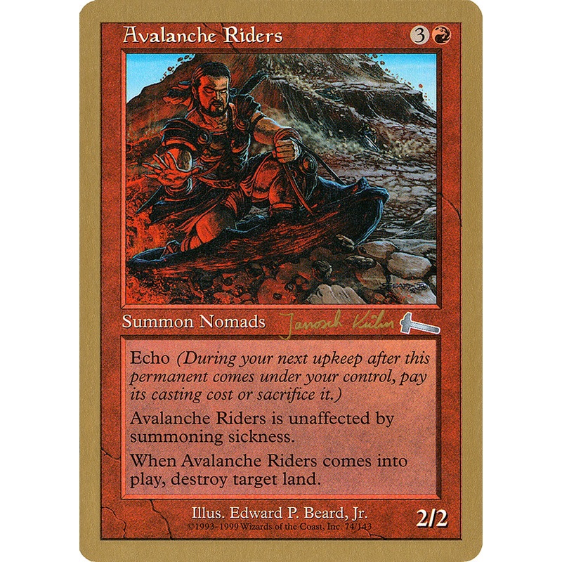 Avalanche Riders (Janosch Kuhn) [World Championship Decks 2000]