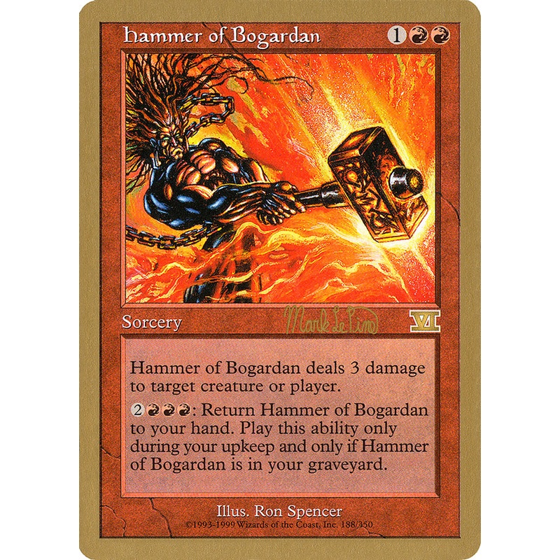 Hammer of Bogardan (Mark Le Pine) [World Championship Decks 1999]