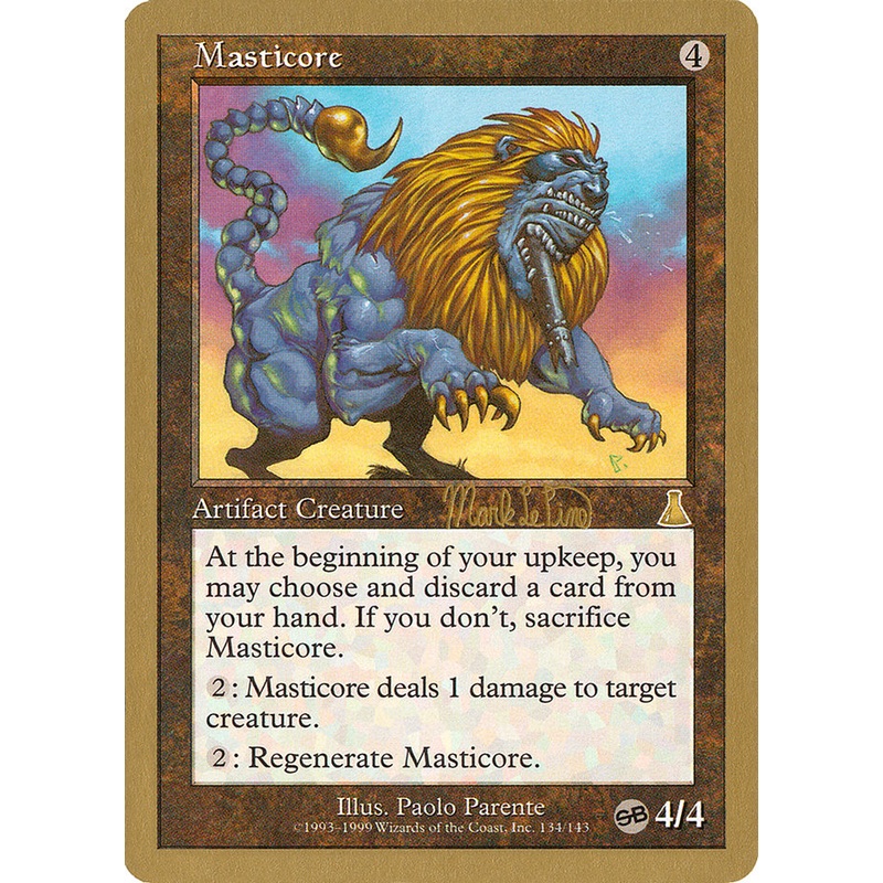 Masticore (Mark Le Pine) (SB) [World Championship Decks 1999]