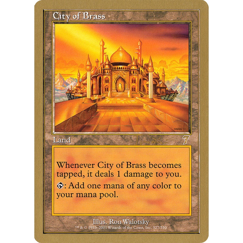 City of Brass (Jan Tomcani) [World Championship Decks 2001]