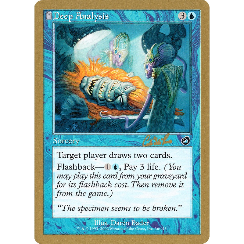 Deep Analysis (Carlos Romao) [World Championship Decks 2002]