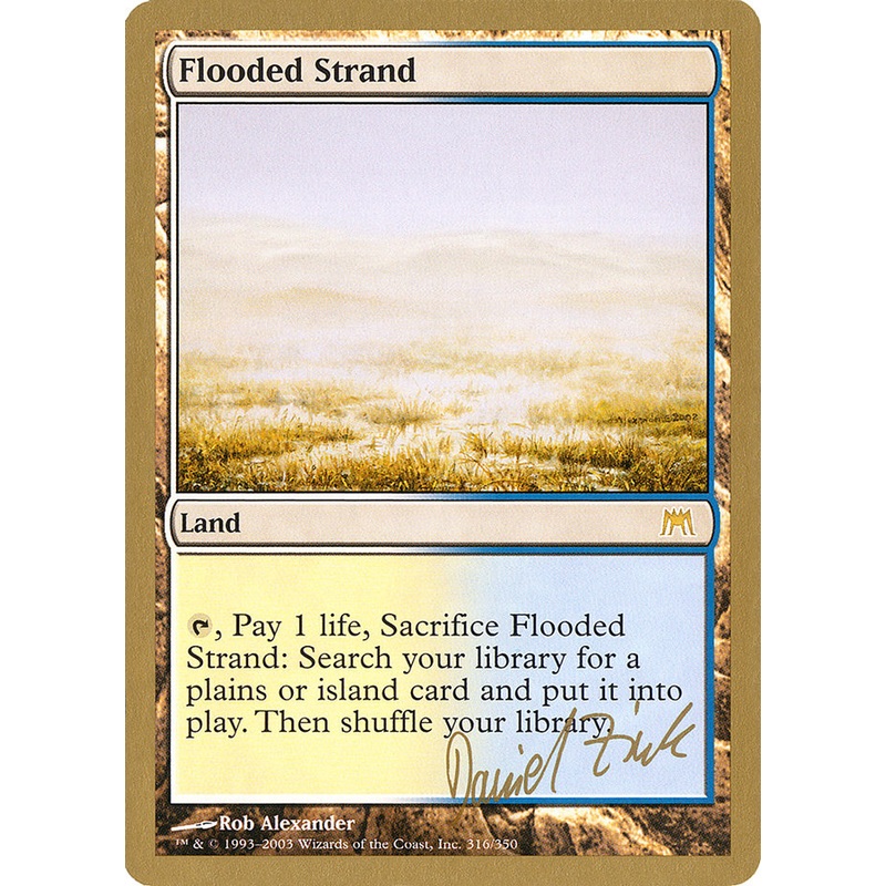 Flooded Strand (Daniel Zink) [World Championship Decks 2003]