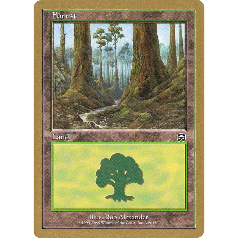 Forest (jt349) (Jan Tomcani) [World Championship Decks 2001]
