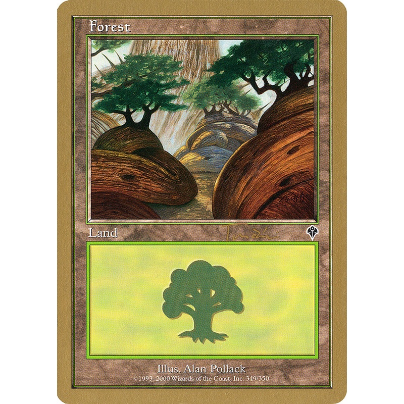 Forest (jt349a) (Jan Tomcani) [World Championship Decks 2001]