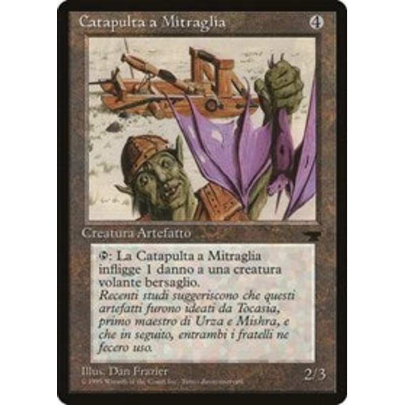 Grapeshot Catapult (Italian) - "Catapulta a Mitraglia" [Renaissance]