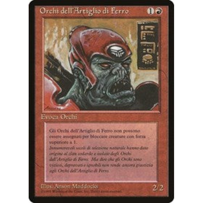 Ironclaw Orcs (Italian) - "Orchi dell'Artiglio di Ferro" [Renaissance]
