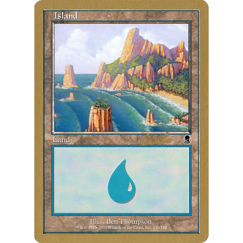 Island (cr336) (Carlos Romao) [World Championship Decks 2002]