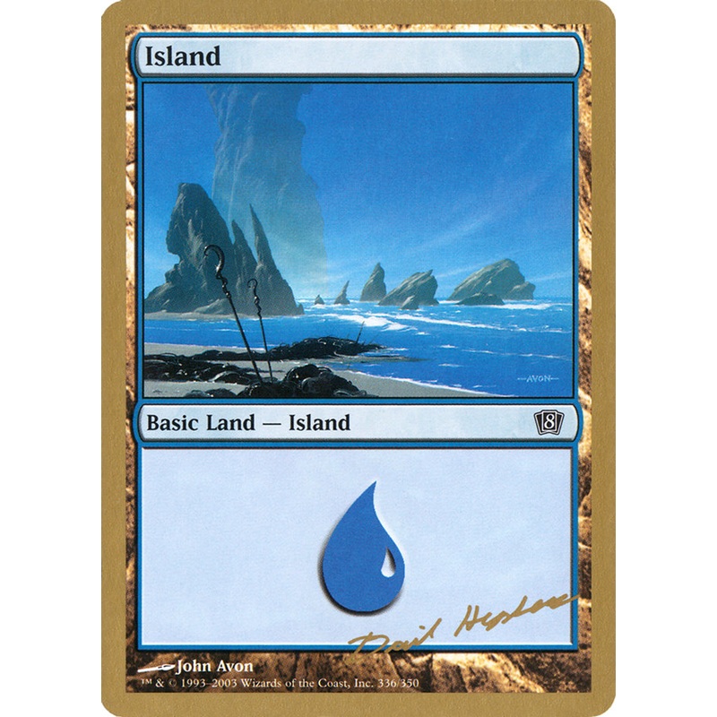 Island (dh336) (Dave Humpherys) [World Championship Decks 2003]