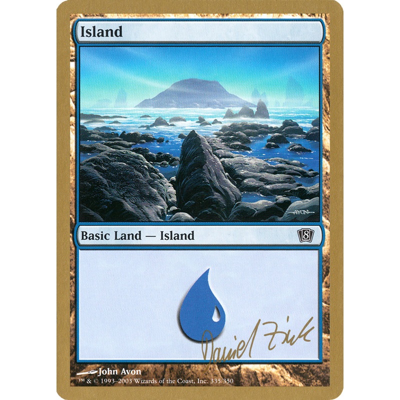 Island (dz335) (Daniel Zink) [World Championship Decks 2003]