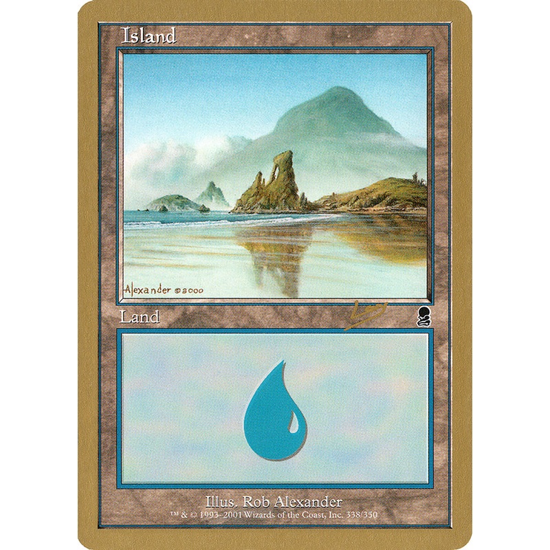 Island (rl338) (Raphael Levy) [World Championship Decks 2002]