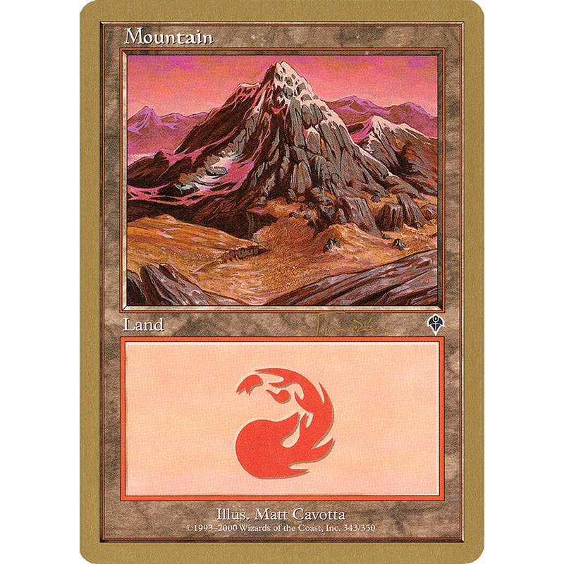 Mountain (jt343a) (Jan Tomcani) (INV) [World Championship Decks 2001]