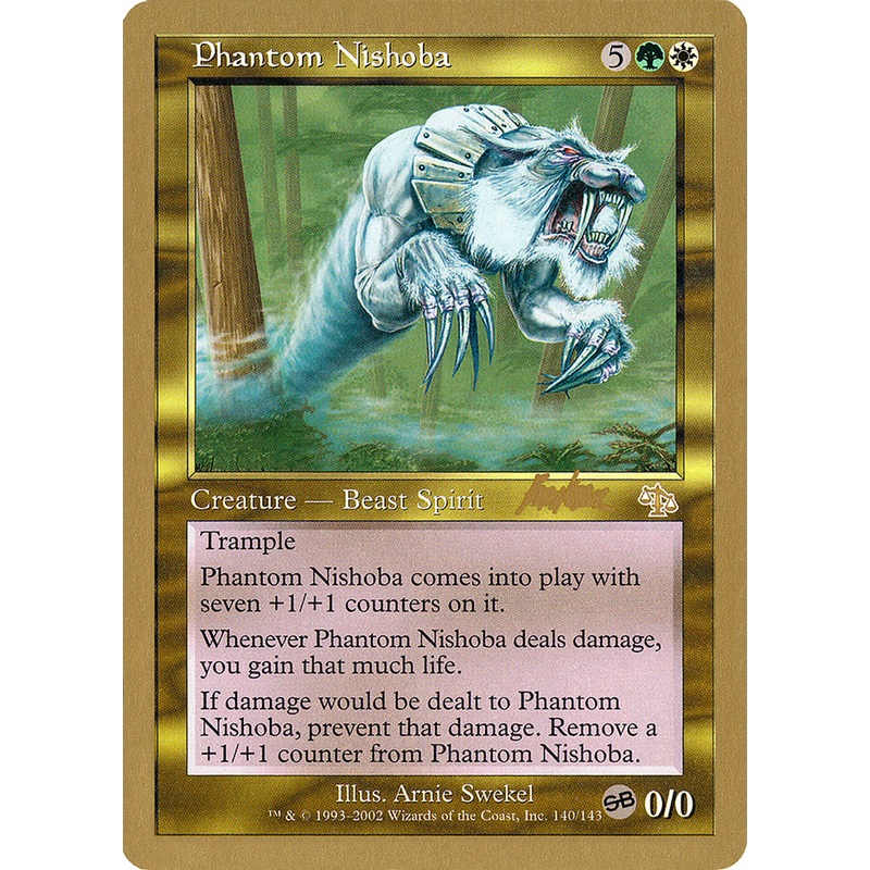 Phantom Nishoba (Brian Kibler) (SB) [World Championship Decks 2002]