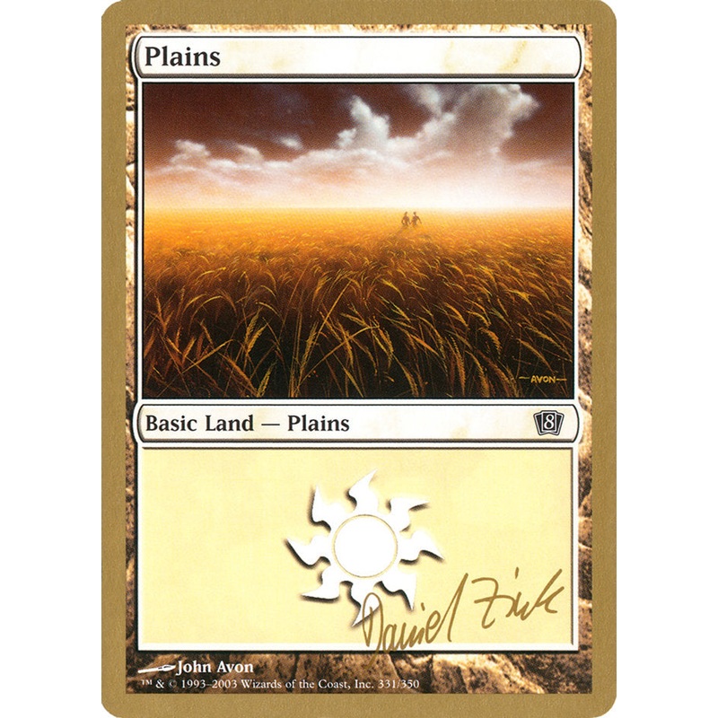 Plains (dz331) (Daniel Zink) [World Championship Decks 2003]