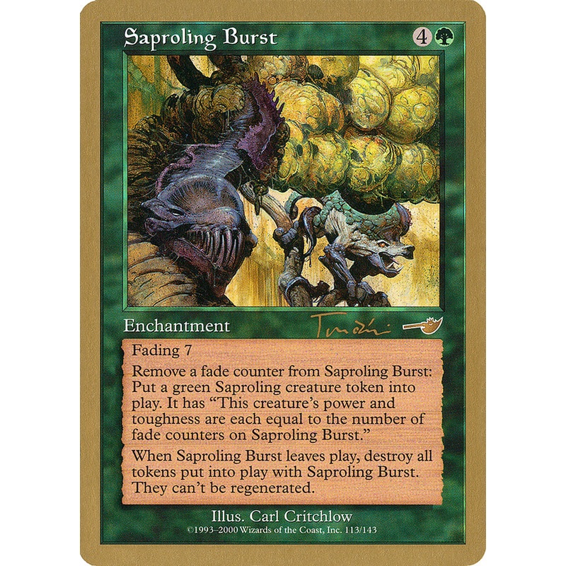 Saproling Burst (Jan Tomcani) [World Championship Decks 2001]