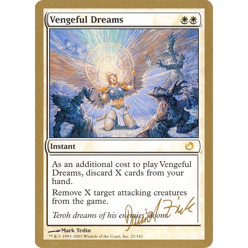 Vengeful Dreams (Daniel Zink) [World Championship Decks 2003]