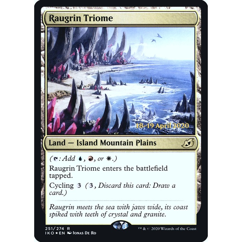 Raugrin Triome [Ikoria: Lair of Behemoths Prerelease Promos]