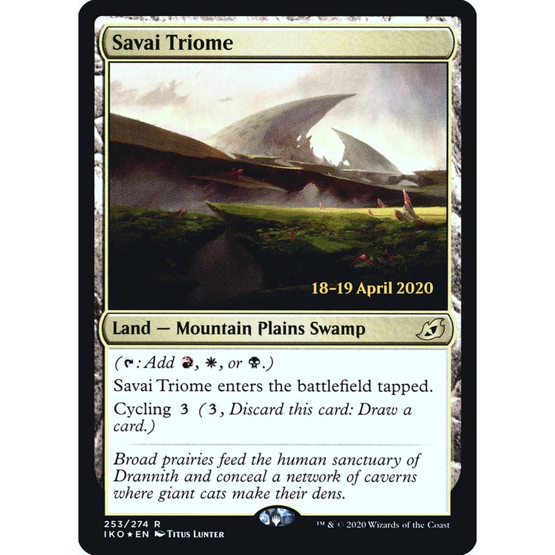 Savai Triome [Ikoria: Lair of Behemoths Prerelease Promos]