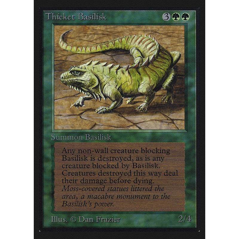 Thicket Basilisk [International Collectors' Edition]