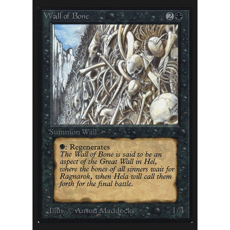 Wall of Bone [International Collectors' Edition]