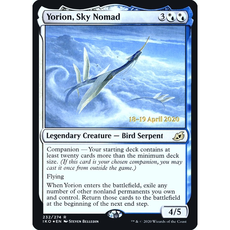Yorion, Sky Nomad [Ikoria: Lair of Behemoths Prerelease Promos]