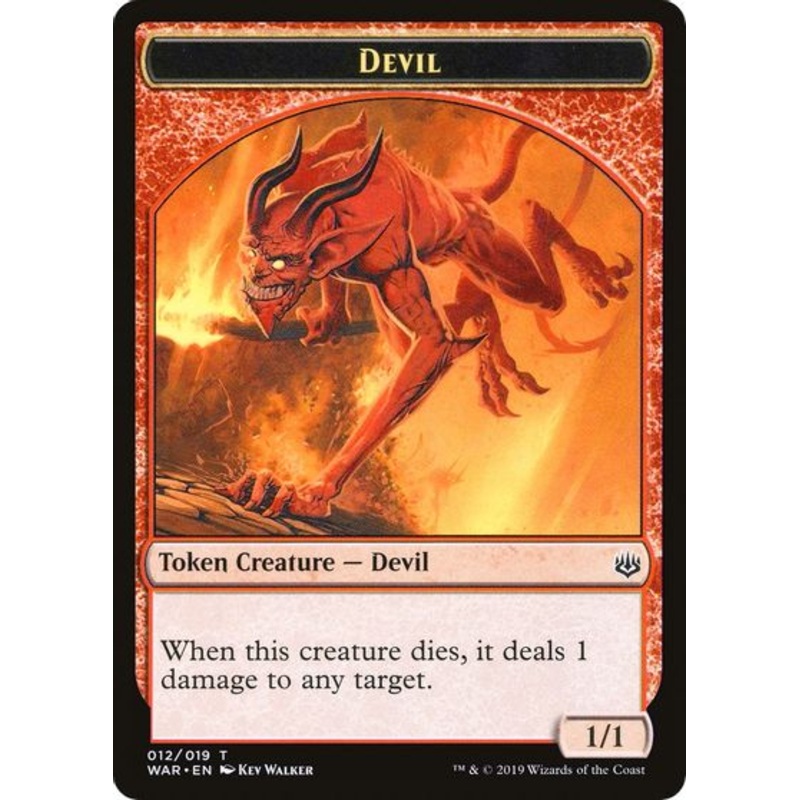 Devil // Satyr Double-Sided Token [Challenger Decks 2020 Tokens]