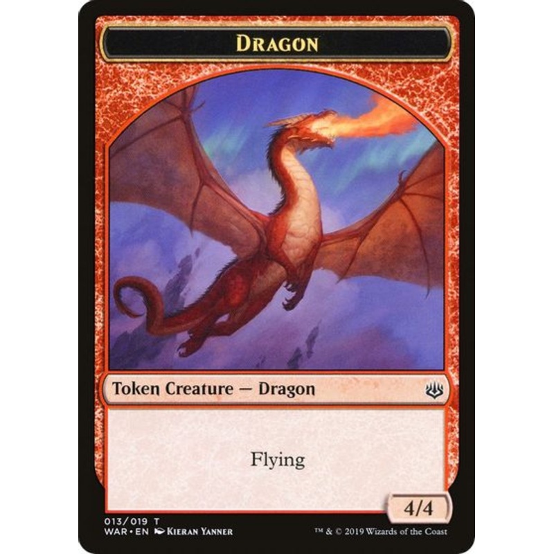 Dragon // Spirit Double-Sided Token [Challenger Decks 2020 Tokens]