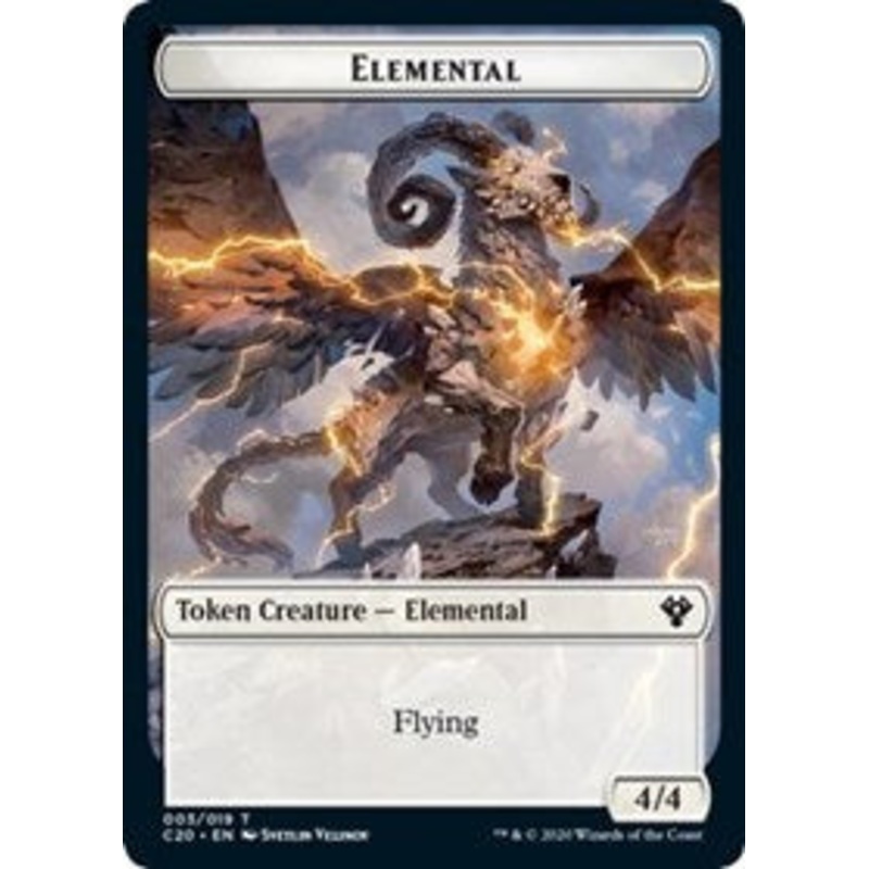Elemental (003) // Soldier Double-Sided Token [Commander 2020 Tokens]