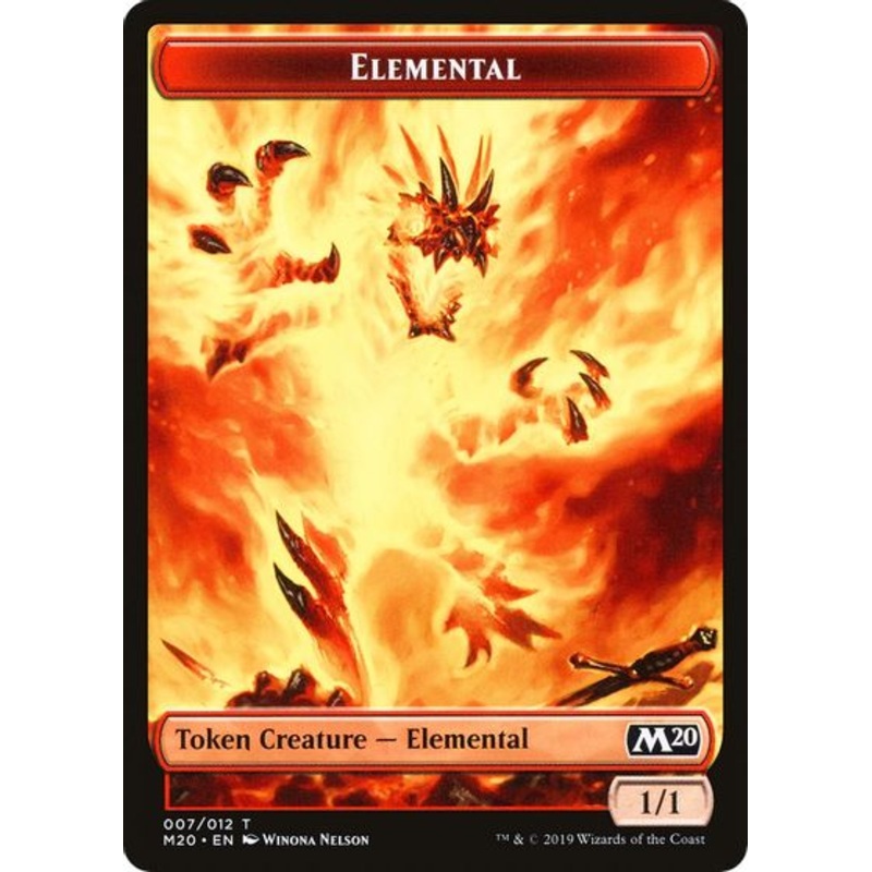 Elemental // Satyr Double-Sided Token [Challenger Decks 2020 Tokens]