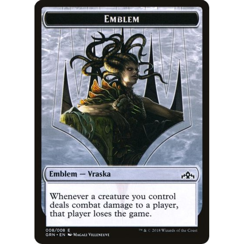 Vraska Emblem // Human Double-Sided Token [Challenger Decks 2020 Tokens]