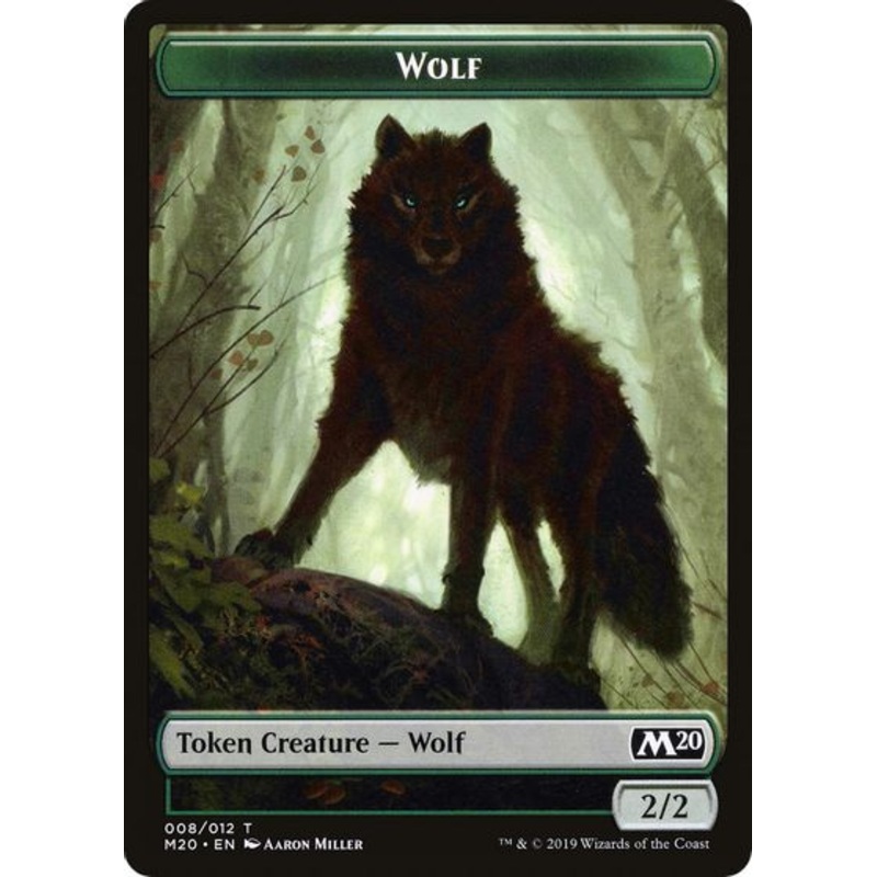 Wolf Double-Sided Token [Challenger Decks 2020 Tokens]