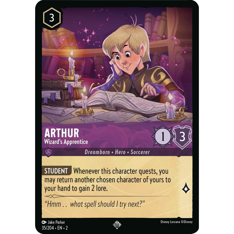 Arthur - Wizard's Apprentice (35/204) [Rise of the Floodborn]