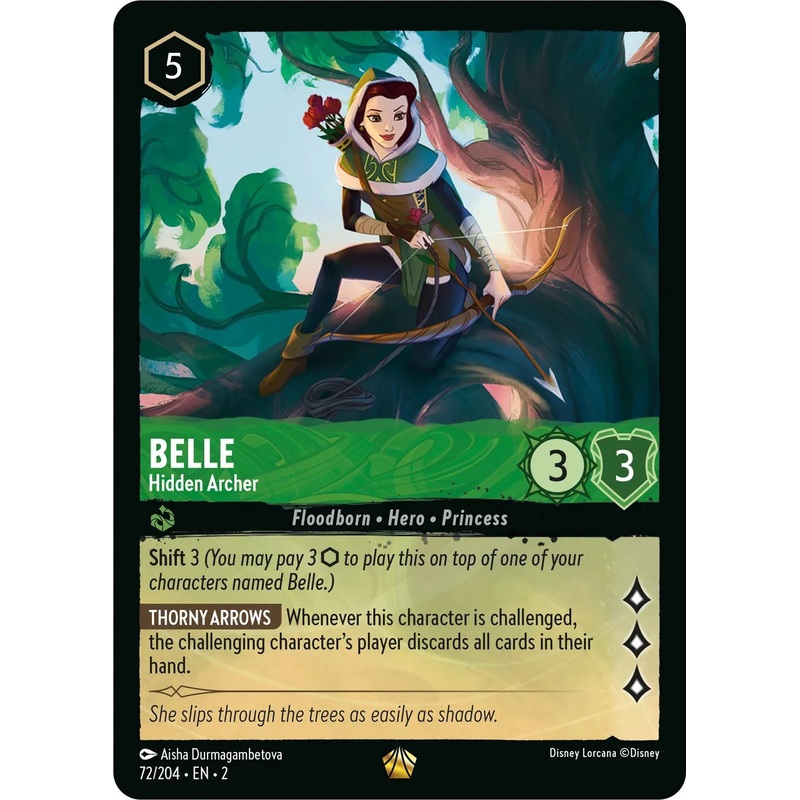 Belle - Hidden Archer (72/204) [Rise of the Floodborn]