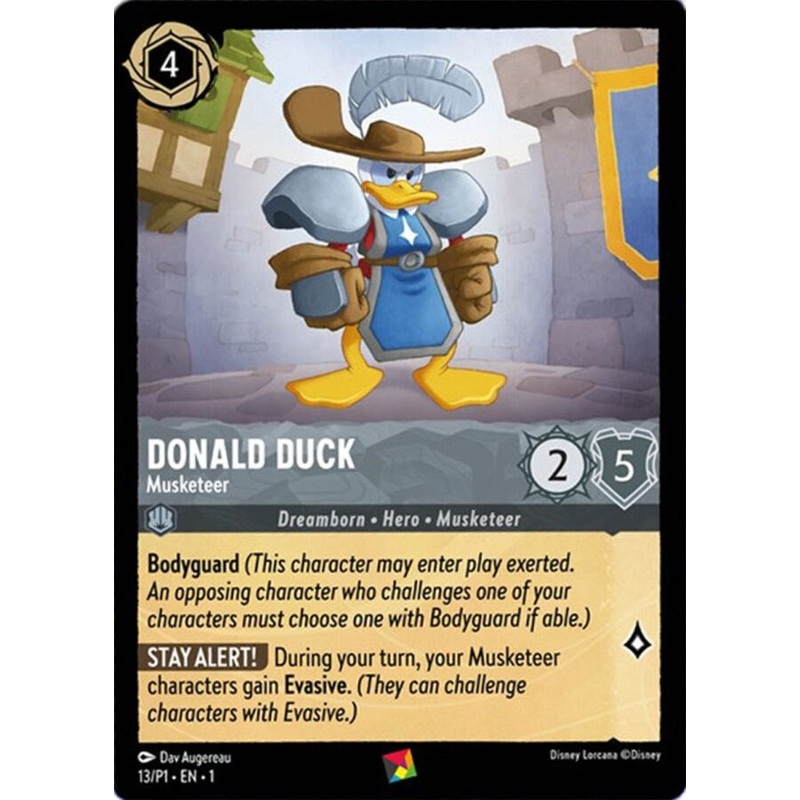 Donald Duck - Musketeer (13/P1) [Promo Cards]