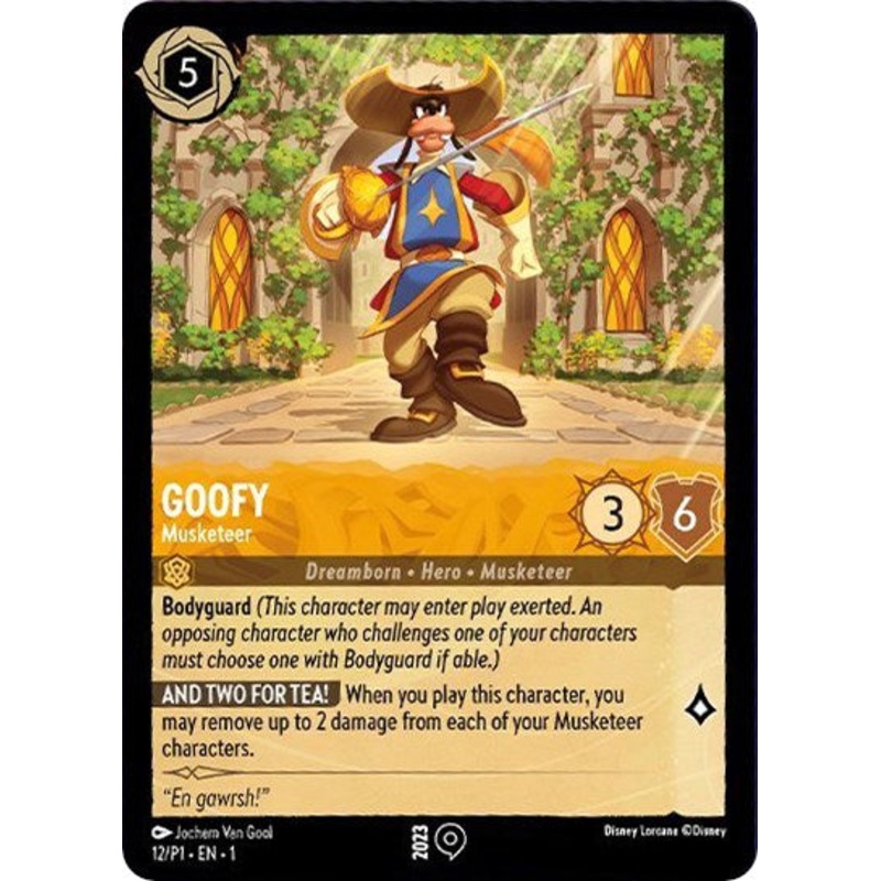 Goofy - Musketeer (12/P1) [Promo Cards]