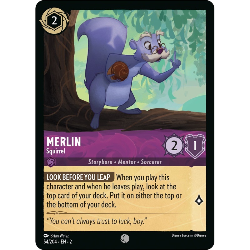 Merlin - Squirrel (54/204) [Rise of the Floodborn]